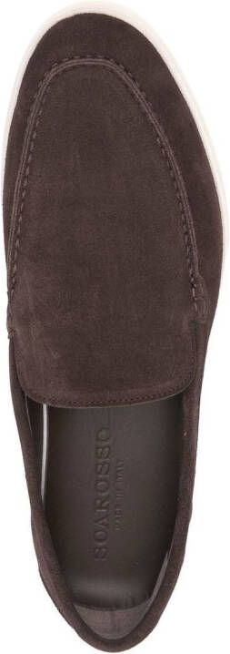 Scarosso Ludovica suede loafers Brown