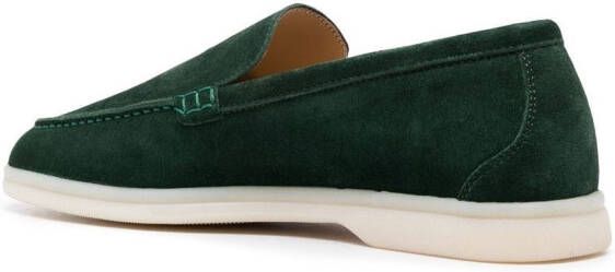 Scarosso Ludovica suede loafers Green