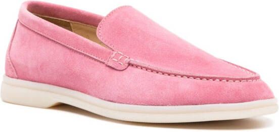 Scarosso Ludovica suede loafers Pink