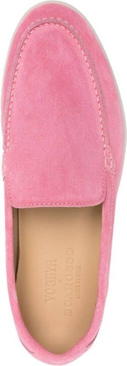 Scarosso Ludovica suede loafers Pink