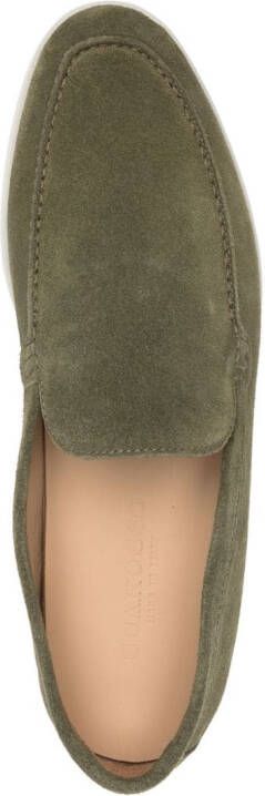 Scarosso Ludovico suede loafers Green