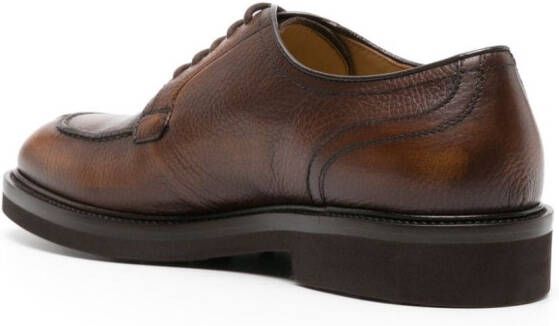Scarosso Mario leather derby shoes Brown