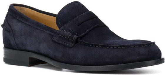 Scarosso Maurizio penny-slot loafers Blue