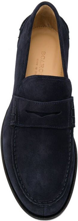 Scarosso Maurizio penny-slot loafers Blue