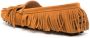 Scarosso Maya fringed suede loafers Orange - Thumbnail 3