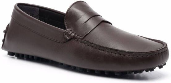 Scarosso Michael slip-on loafers Brown