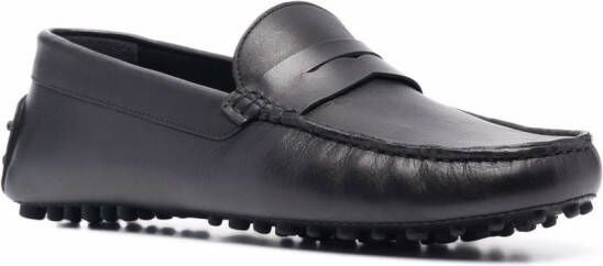 Scarosso Michael square-toe loafers Black