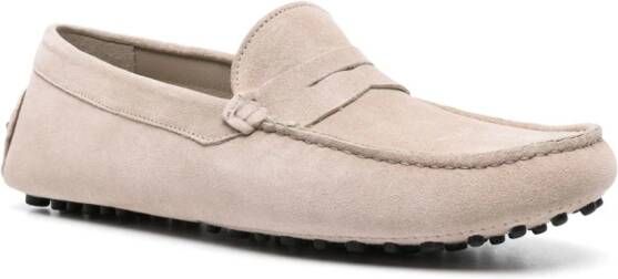 Scarosso Michael suede loafers Neutrals