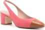 Scarosso Miranda 65mm slingback pumps Pink - Thumbnail 2