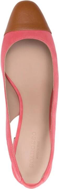 Scarosso Miranda 65mm slingback pumps Pink