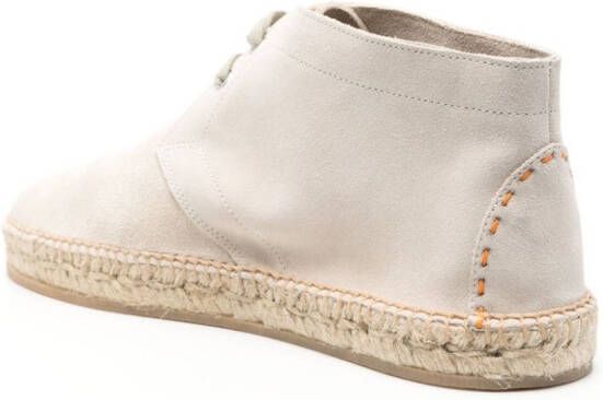 Scarosso Mojave suede espadrilles Neutrals