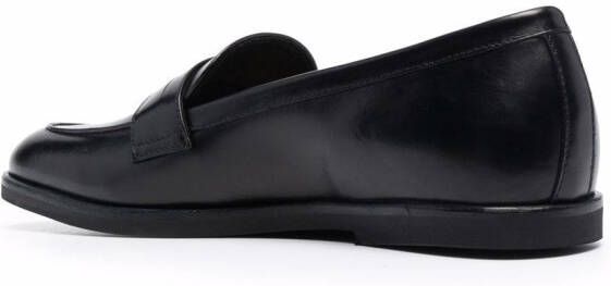 Scarosso Monica leather loafers Black