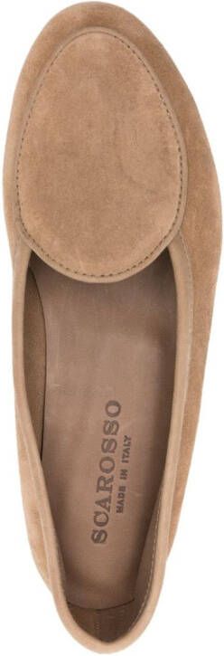 Scarosso Nele suede loafers Brown