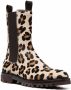 Scarosso Nick Wooster leopard boots Neutrals - Thumbnail 2