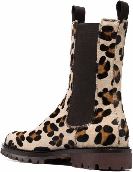 Scarosso Nick Wooster leopard boots Neutrals