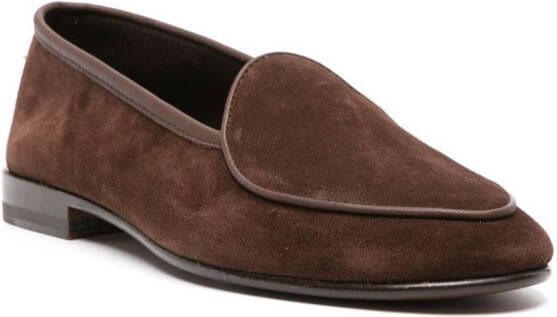 Scarosso Nils suede loafers Brown