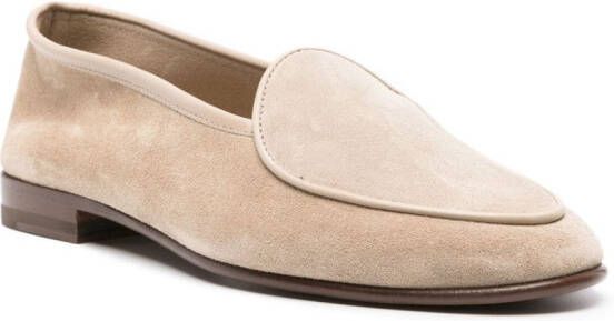 Scarosso Nils suede loafers Neutrals