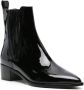 Scarosso Olivia 40mm patente-leather Chelsea boots Black - Thumbnail 2