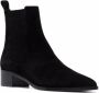 Scarosso Olivia suede ankle boots Black - Thumbnail 2
