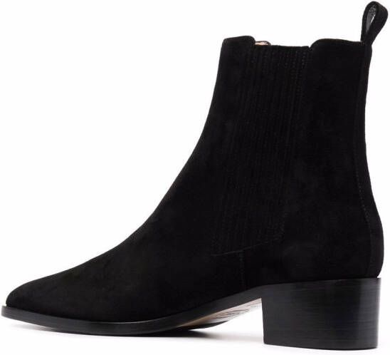Scarosso Olivia suede ankle boots Black