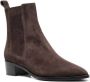 Scarosso Olivia suede ankle boots Brown - Thumbnail 2