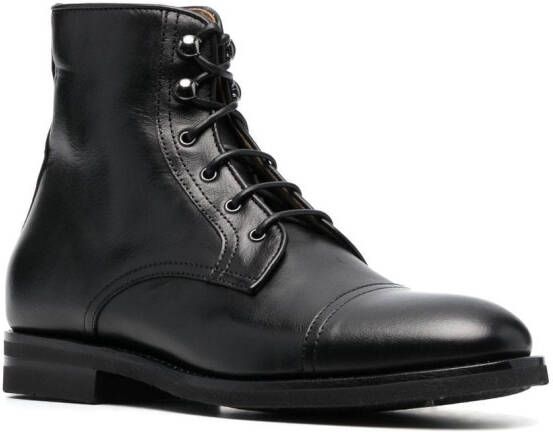 Scarosso Paola lace-up ankle boots Black