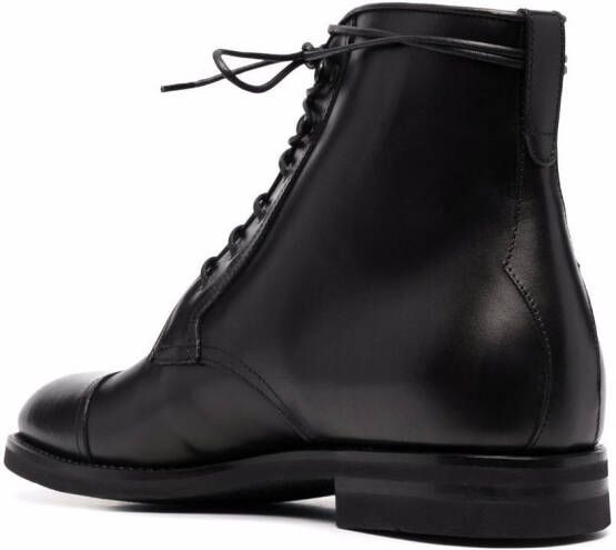 Scarosso Paolo ankle leather boots Black