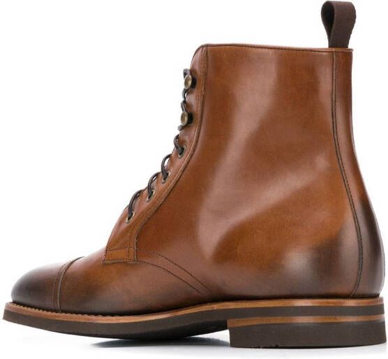 Scarosso Paolo Caramello lace-up boots Brown