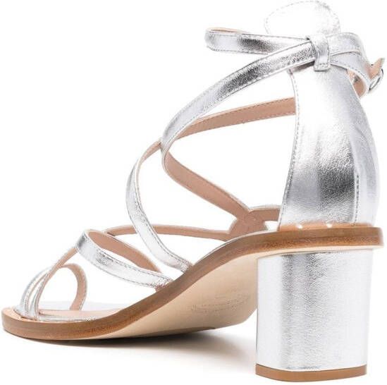 Scarosso Patty multi-strap sandals Silver