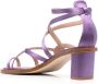 Scarosso Patty scrappy silk sandals Purple - Thumbnail 3