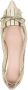 Scarosso pointed toe ballerina pumps Gold - Thumbnail 4
