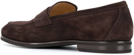 Scarosso Renato almond toe loafers Brown