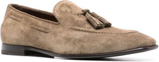 Scarosso Rodolfo suede loafers Neutrals