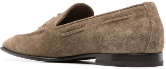 Scarosso Rodolfo suede loafers Neutrals