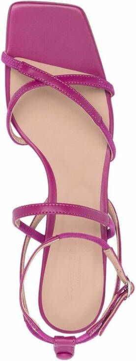 Scarosso Sally leather sandals Pink