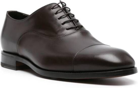 Scarosso Salvatore leather Oxford shoes Brown