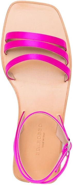 Scarosso Sarah silk sandals Pink