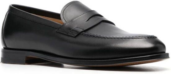Scarosso Stefano leather loafers Black