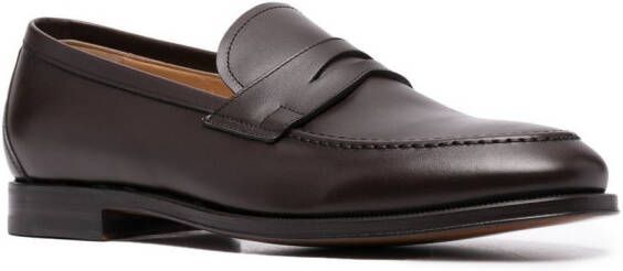 Scarosso Stefano leather loafers Brown