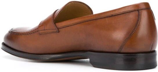 Scarosso Stefano penny-slot loafers Brown