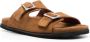 Scarosso suede buckle sandals Brown - Thumbnail 2