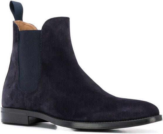 Scarosso suede chelsea boots Blue