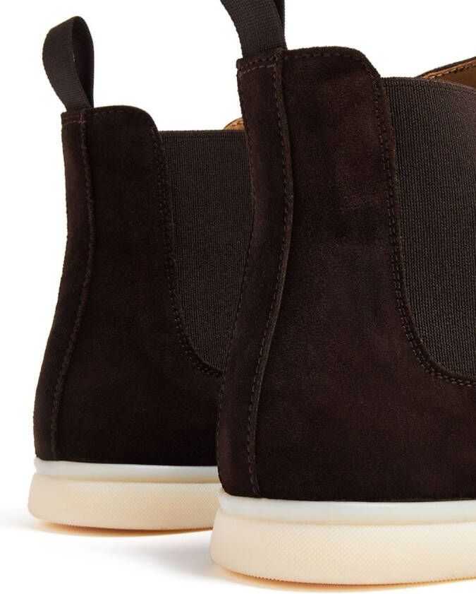 Scarosso suede Chelsea boots Brown