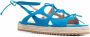 Scarosso Sweet Lace sandals Blue - Thumbnail 2