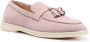 Scarosso tassel detail suede loafers Pink - Thumbnail 2