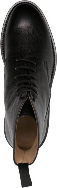 Scarosso Thomas lace-up leather boots Black