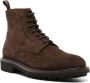 Scarosso Thomas lace-up suede boots Brown - Thumbnail 2