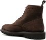 Scarosso Thomas lace-up suede boots Brown - Thumbnail 3