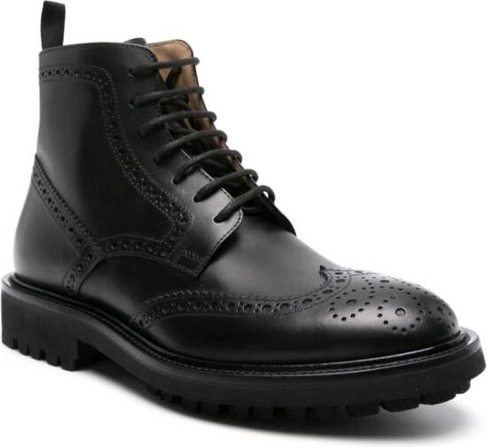 Scarosso Thomas leather boots Black