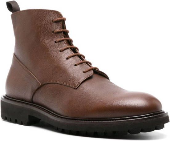 Scarosso Thomas leather boots Brown